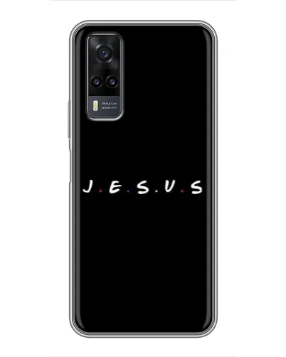 Чехол для Vivo Y31 с картинкой «Точки веры J.E.S.U.S.»