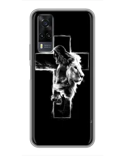 Чохол для Vivo Y31 з картинкою «Сяючий хрест Jesus»