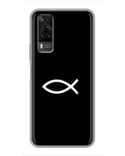Чохол для Vivo Y31 з картинкою «Символ риби Jesus»