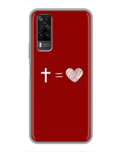 Чохол для Vivo Y31 з картинкою «Рівняння любові»
