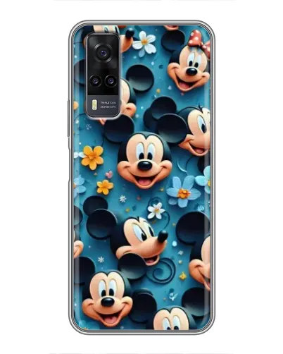 Чехол для Vivo Y31 с картинкой «Паттерн Микки и Минни» Чехол для Vivo Y31 с картинкой «Паттерн Микки и Минни»