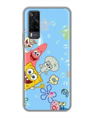 Чехол для Vivo Y31 с картинкой «Веселые пузырьки»