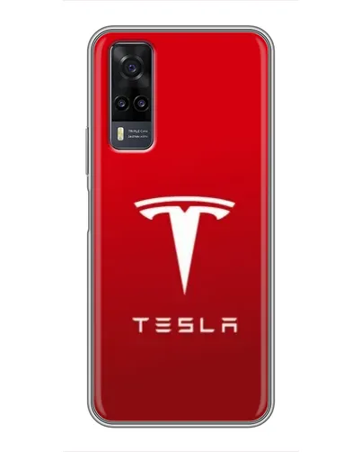 Чехол для Vivo Y31 с картинкой «Tesla Red Classic» Чехол для Vivo Y31 с картинкой «Tesla Red Classic»