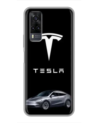 Чехол для Vivo Y31 с картинкой «Tesla Model Y» Чехол для Vivo Y31 с картинкой «Tesla Model Y»