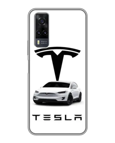 Чехол для Vivo Y31 с картинкой «Tesla White Style» Чехол для Vivo Y31 с картинкой «Tesla White Style»