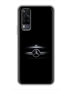Чехол для Vivo Y31 с картинкой «Mercedes — абстрактные линии» Чехол для Vivo Y31 с картинкой «Mercedes — абстрактные линии»