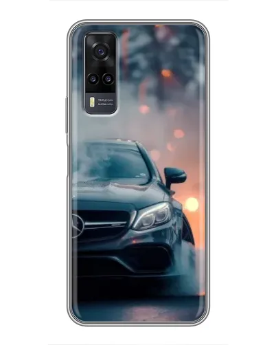 Чехол для Vivo Y31 с картинкой «Mercedes — ночной город» Чехол для Vivo Y31 с картинкой «Mercedes — ночной город»