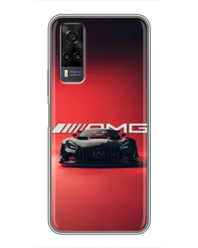 Чехол для Vivo Y31 с картинкой «Mercedes AMG — красная линия» Чехол для Vivo Y31 с картинкой «Mercedes AMG — красная линия»
