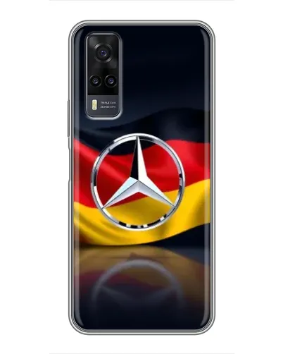 Чехол для Vivo Y31 с картинкой «Mercedes — флаг Германии» Чехол для Vivo Y31 с картинкой «Mercedes — флаг Германии»