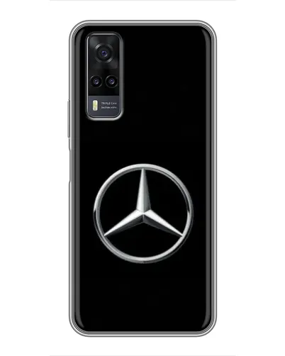 Чехол для Vivo Y31 с картинкой «Mercedes классический лого» Чехол для Vivo Y31 с картинкой «Mercedes классический лого»