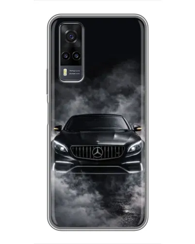 Чехол для Vivo Y31 с картинкой «Mercedes в дыму» Чехол для Vivo Y31 с картинкой «Mercedes в дыму»