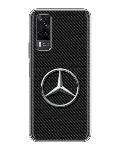 Чохол для Vivo Y31 з картинкою «Карбоновий Mercedes стиль» Чохол для Vivo Y31 з картинкою «Карбоновий Mercedes стиль»