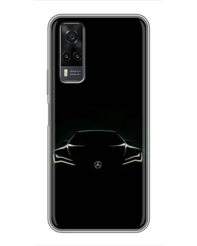 Чохол для Vivo Y31 з картинкою «Mercedes — силует авто» Чохол для Vivo Y31 з картинкою «Mercedes — силует авто»