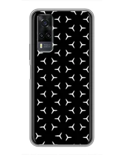 Чохол для Vivo Y31 з картинкою «Mercedes паттерн зірок»