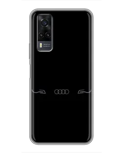 Чехол для Vivo Y31 с картинкой «Audi — световой подпись» Чехол для Vivo Y31 с картинкой «Audi — световой подпись»