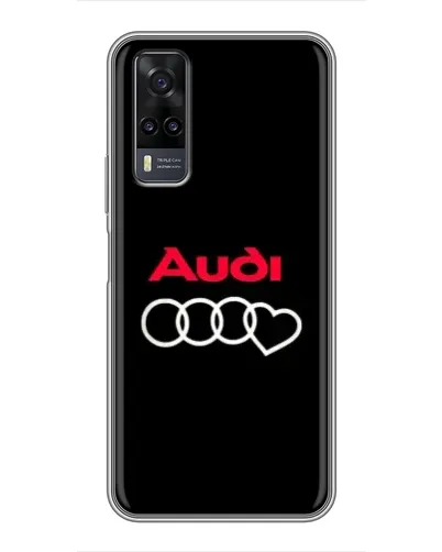 Чехол для Vivo Y31 с картинкой «Логотип Audi Heart» Чехол для Vivo Y31 с картинкой «Логотип Audi Heart»