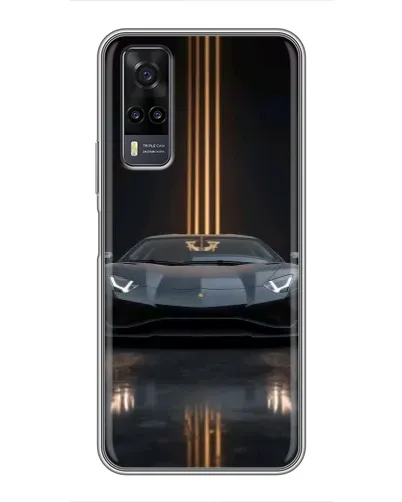 Чехол для Vivo Y31 с картинкой «Lamborghini золотые линии» Чехол для Vivo Y31 с картинкой «Lamborghini золотые линии»