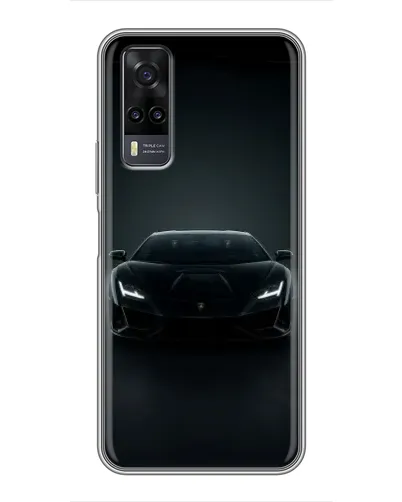 Чехол для Vivo Y31 с картинкой «Черный Lamborghini Aventador» Чехол для Vivo Y31 с картинкой «Черный Lamborghini Aventador»