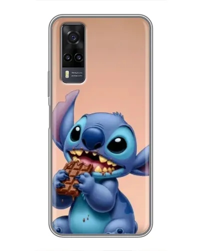 Чехол для Vivo Y31 с картинкой «Стич ест шоколад»