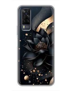 Чехол для Vivo Y31 с картинкой «Черный лотос»
