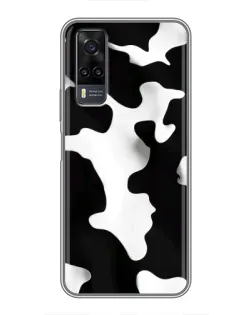 Чехол для Vivo Y31 с картинкой «Черно-белое пятно»