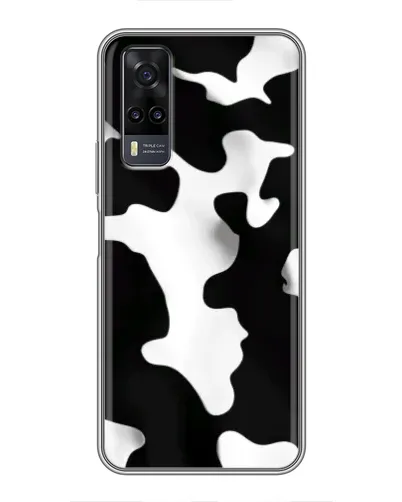 Чехол для Vivo Y31 с картинкой «Черно-белое пятно»