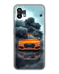 Чохол для ViVO Y32 з картинкою «Audi у хмарах диму»