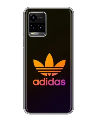Чехол для Vivo Y33s с картинкой «Градиент Adidas»