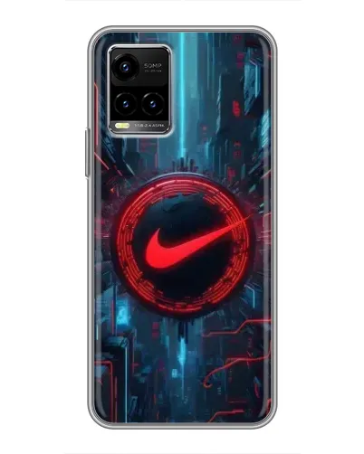 Чехол для Vivo Y33s с картинкой «Техногенный стиль Nike» Чехол для Vivo Y33s с картинкой «Техногенный стиль Nike»