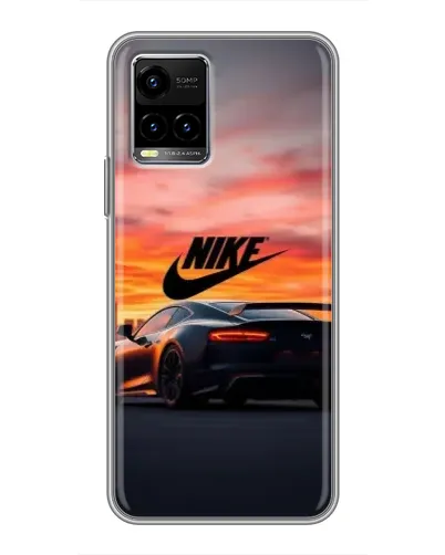 Чехол для Vivo Y33s с картинкой «Nike и суперкар» Чехол для Vivo Y33s с картинкой «Nike и суперкар»