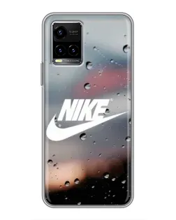 Чохол для Vivo Y33s з картинкою «Nike у стилі ретро»