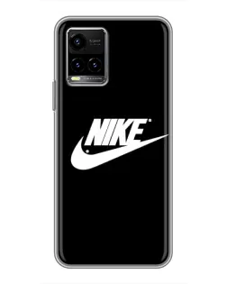 Чохол для Vivo Y33s з картинкою «Мазки фарби Nike»
