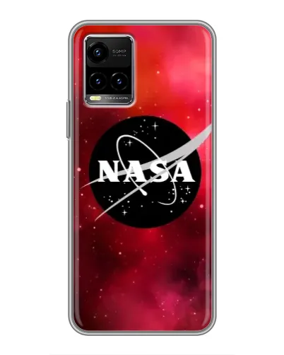 Чехол для Vivo Y33s с картинкой «NASA — красная туманность» Чехол для Vivo Y33s с картинкой «NASA — красная туманность»