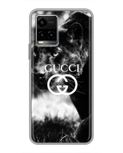 Чохол для Vivo Y33s з картинкою «Gucci — дика природа»