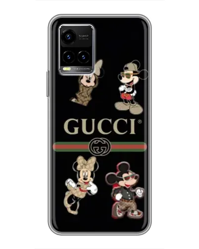 Чохол для Vivo Y33s з картинкою «Gucci — герої Disney та монограма» Чохол для Vivo Y33s з картинкою «Gucci — герої Disney та монограма»
