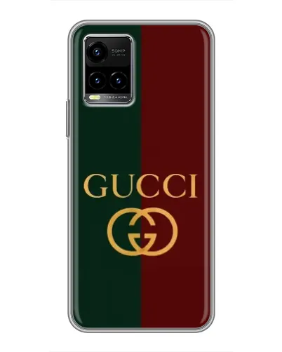 Чохол для Vivo Y33s з картинкою «Gucci — темно-зелений градієнт» Чохол для Vivo Y33s з картинкою «Gucci — темно-зелений градієнт»