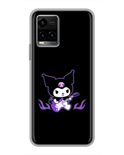 Чехол для Vivo Y33s с картинкой «Электрическая Kuromi» Чехол для Vivo Y33s с картинкой «Электрическая Kuromi»