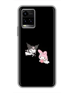 Чехол для Vivo Y33s с картинкой «My Melody и Kuromi» Чехол для Vivo Y33s с картинкой «My Melody и Kuromi»
