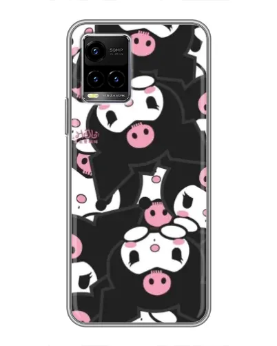 Чехол для Vivo Y33s с картинкой «Паттерн голов Куроми» Чехол для Vivo Y33s с картинкой «Паттерн голов Куроми»