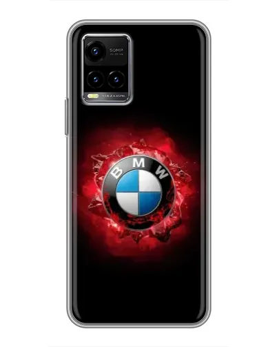 Чехол для Vivo Y33s с картинкой «Логотип BMW — вспышка» Чехол для Vivo Y33s с картинкой «Логотип BMW — вспышка»