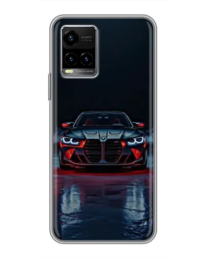 Чехол для Vivo Y33s с картинкой «BMW на мокрой дороге» Чехол для Vivo Y33s с картинкой «BMW на мокрой дороге»