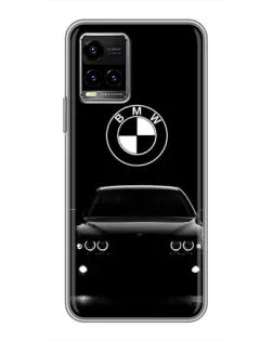 Чехол для Vivo Y33s с картинкой «BMW — взгляд из темноты»