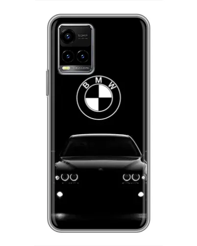Чехол для Vivo Y33s с картинкой «BMW — взгляд из темноты» Чехол для Vivo Y33s с картинкой «BMW — взгляд из темноты»