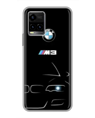 Чехол для Vivo Y33s с картинкой «Минималистичный принт BMW M3» Чехол для Vivo Y33s с картинкой «Минималистичный принт BMW M3»