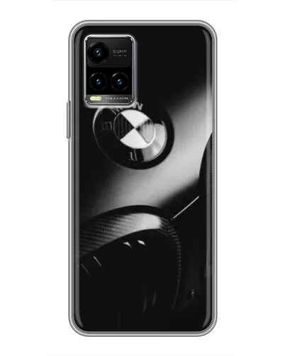 Чехол для Vivo Y33s с картинкой «Эмблема BMW — макро» Чехол для Vivo Y33s с картинкой «Эмблема BMW — макро»