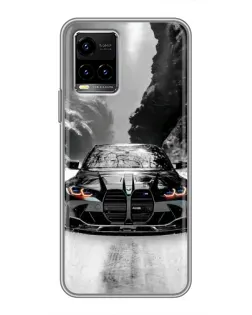 Чохол для Vivo Y33s з картинкою «BMW — акварельний дрифт»