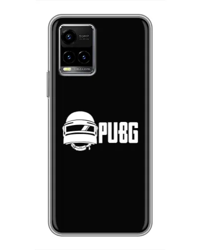 Чехол для Vivo Y33s с картинкой «PUBG — классический лого»