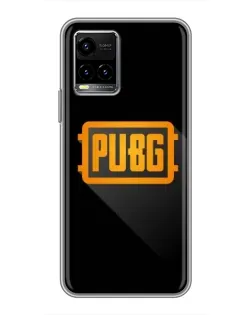 Чехол для Vivo Y33s с картинкой «PUBG — рамка лого»