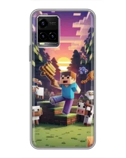 Чохол для Vivo Y33s з картинкою «Стів на фермі» Чохол для Vivo Y33s з картинкою «Стів на фермі»