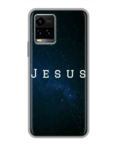 Чехол для Vivo Y33s с картинкой «Звездное небо Jesus»